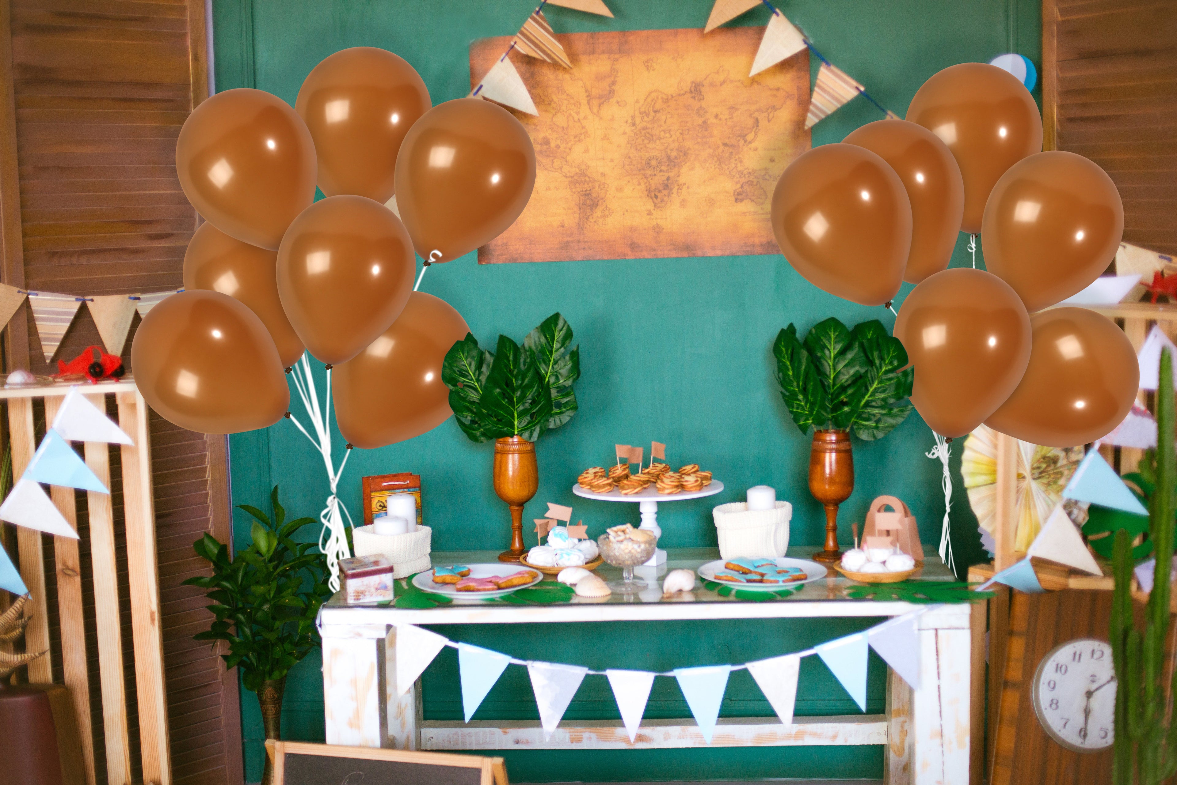 Khaki Brown Balloons - 10 Inch Latex Balloons