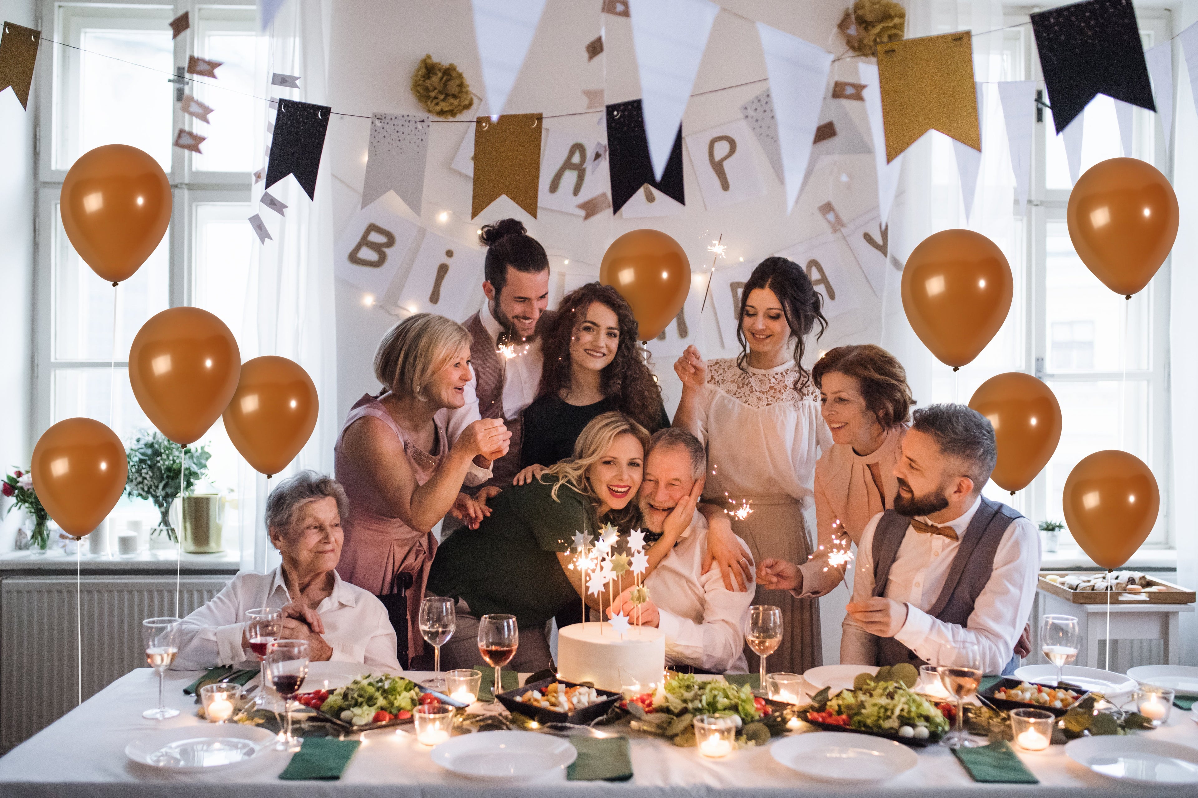 Khaki Brown Balloons - 10 Inch Latex Balloons