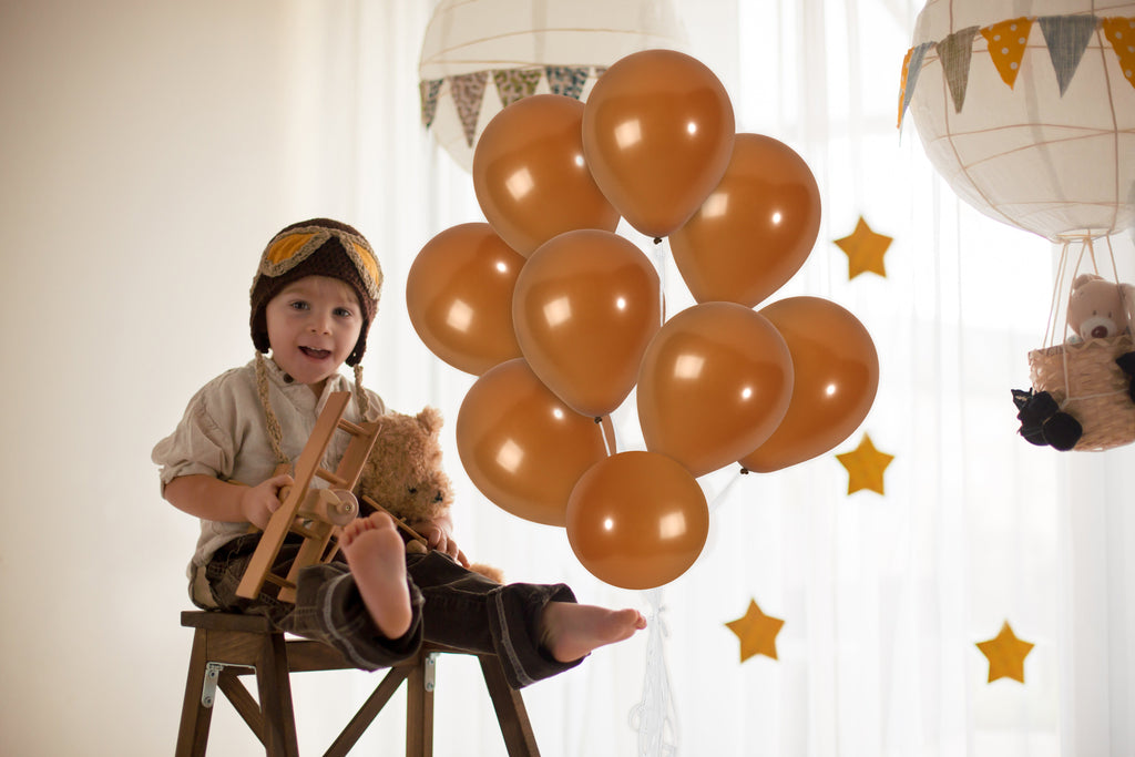 Khaki Brown Balloons - 10 Inch Latex Balloons