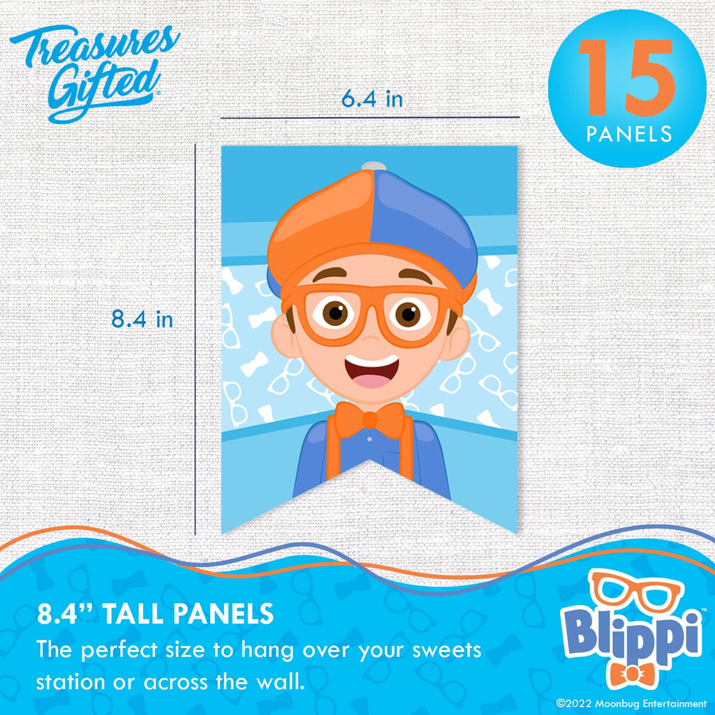 Blippi Birthday Banner - Blippi Party Supplies