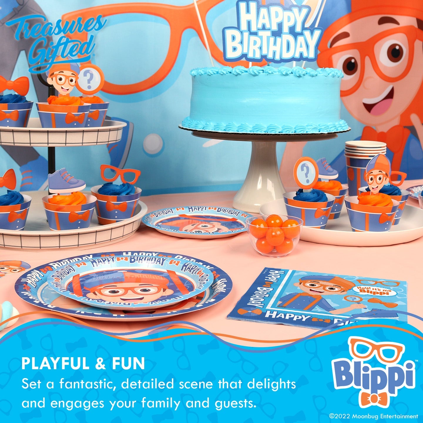 Blippi Napkins - Blippi Party Supplies