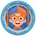 Blippi Plates 7in - Blippi Party Supplies