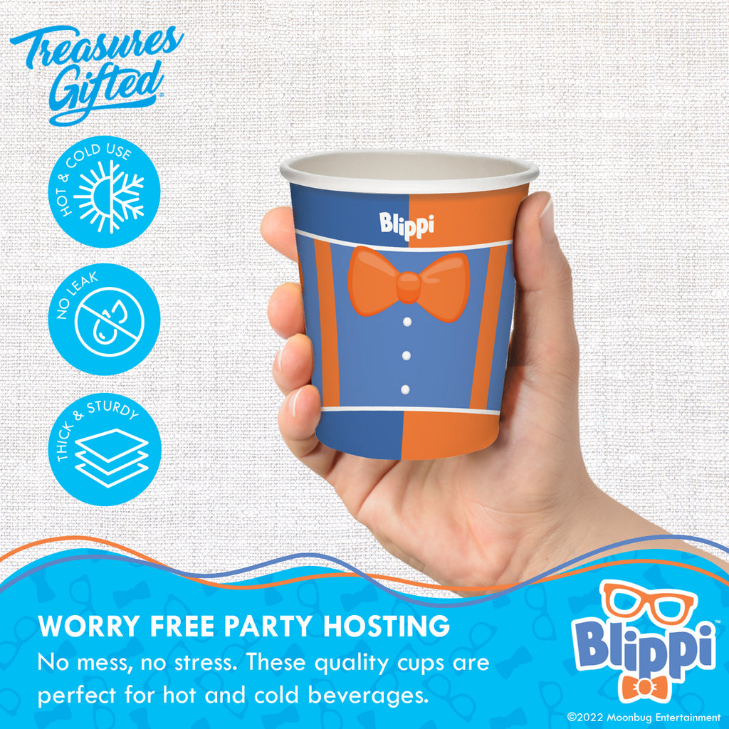 Blippi Cups - Blippi Party Supplies