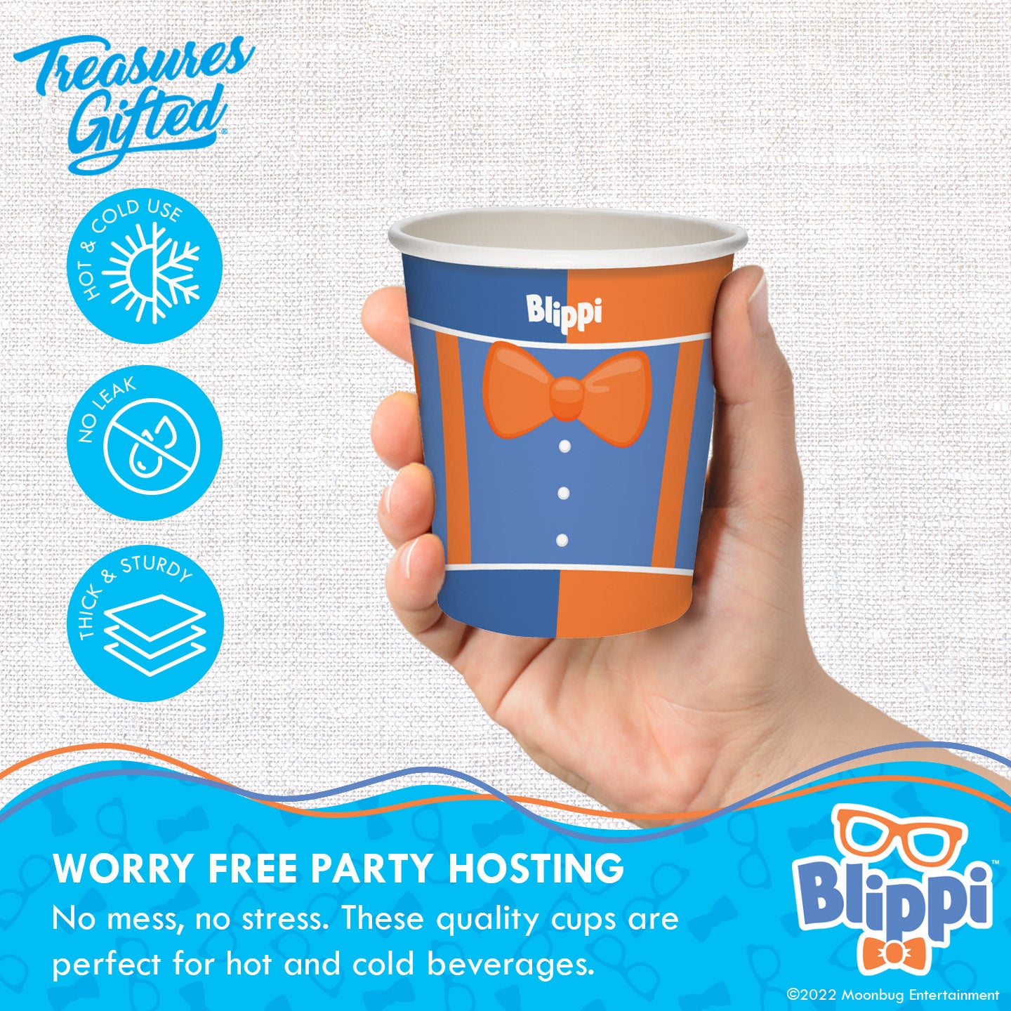 Blippi Cups - Blippi Party Supplies