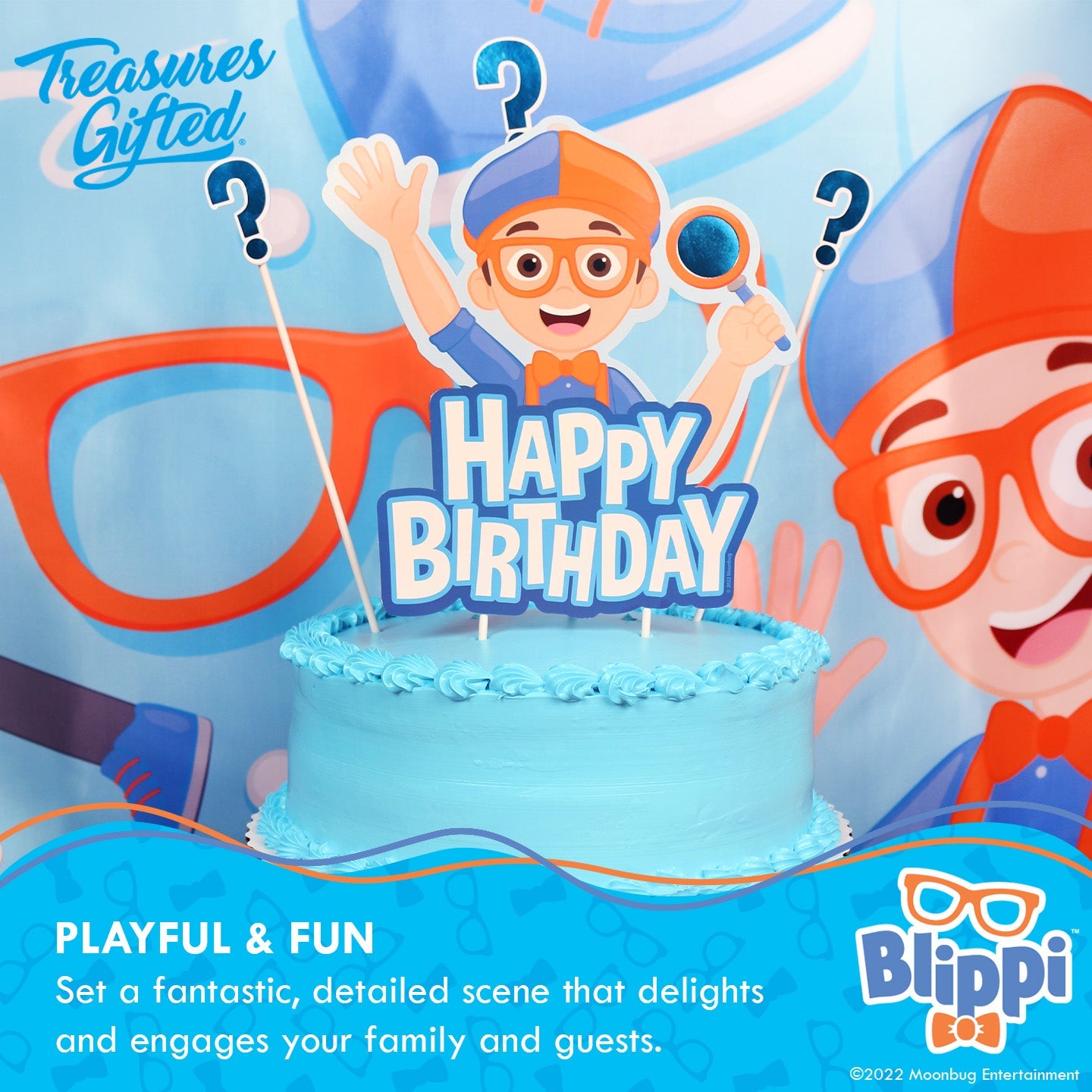 Blippi Cake Topper - Blippi Party Supplies