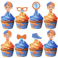 Blippi Cupcake Toppers & Blippi Cupcake Wrappers