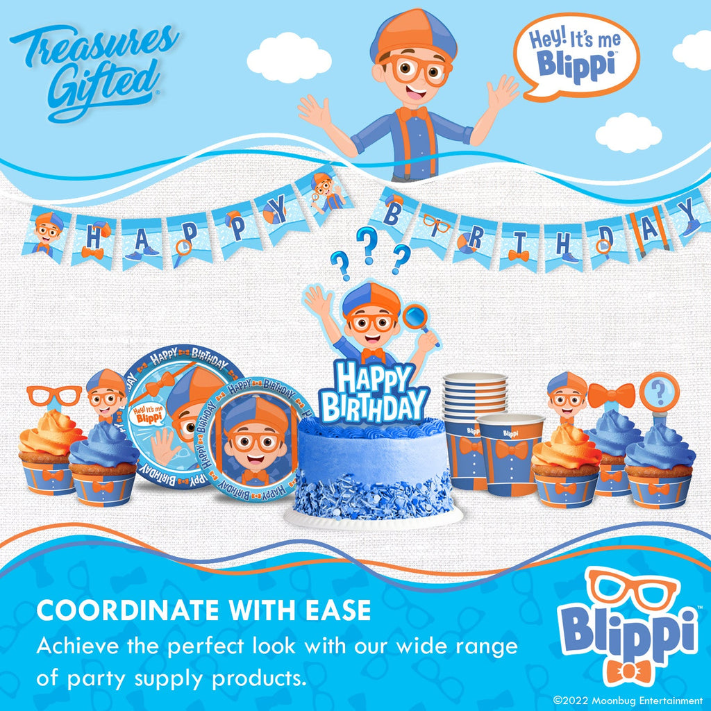 Blippi Cupcake Toppers & Blippi Cupcake Wrappers
