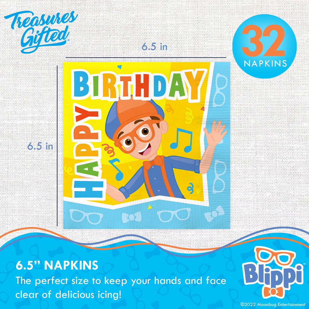 Blippi Party Tableware Starter Set for 24 Guests
