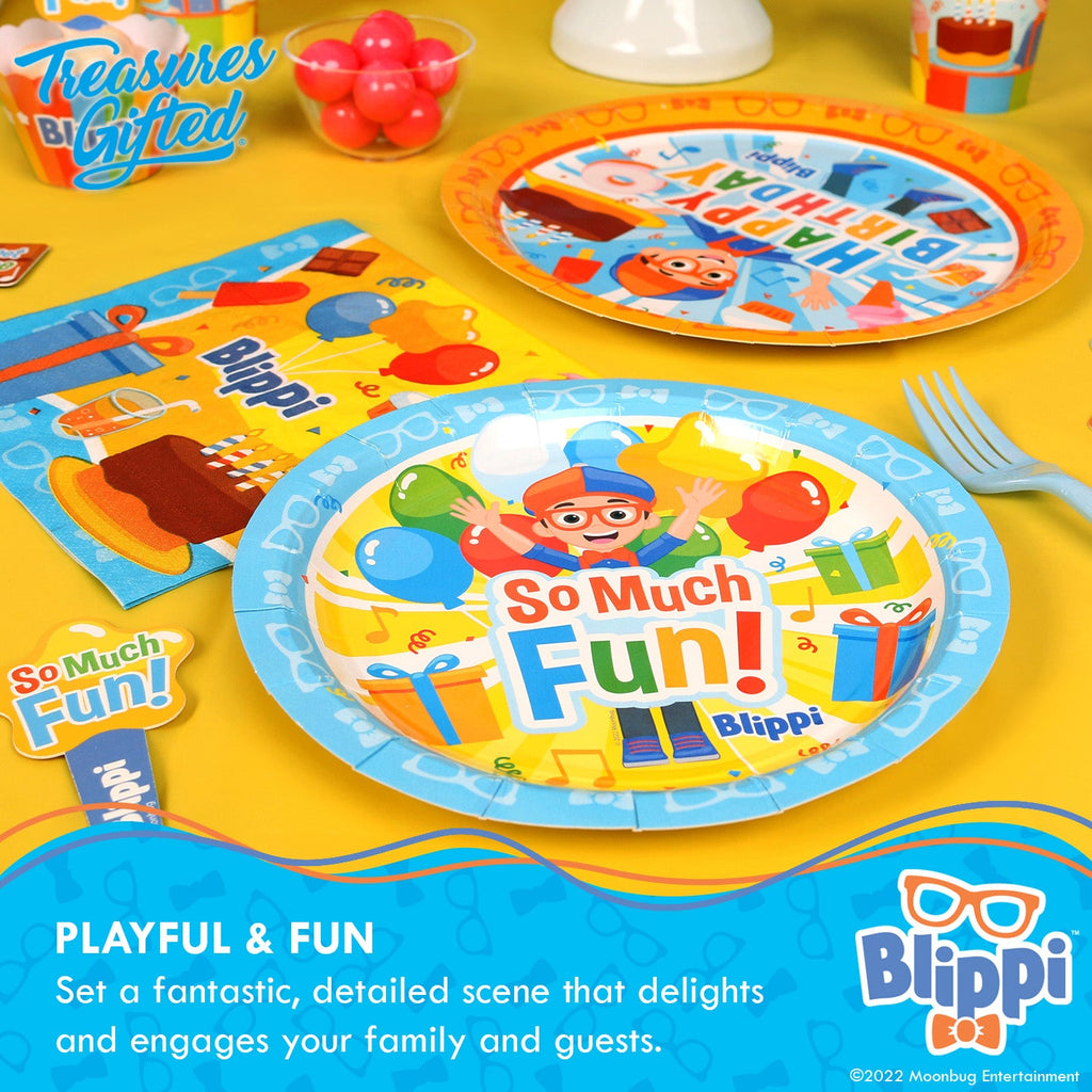 Blippi Party Tableware Starter Set for 24 Guests