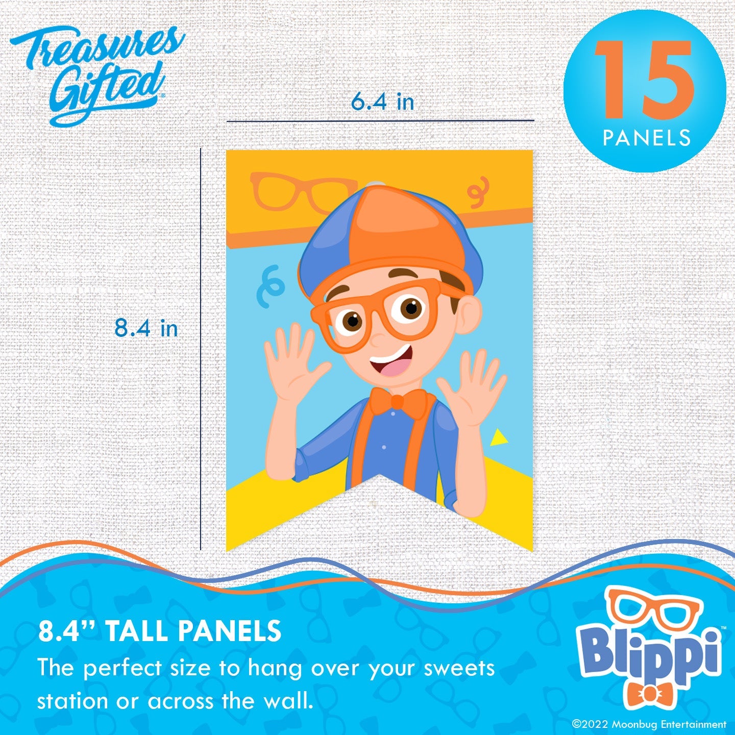 Blippi Birthday Banner - Blippi Party Supplies