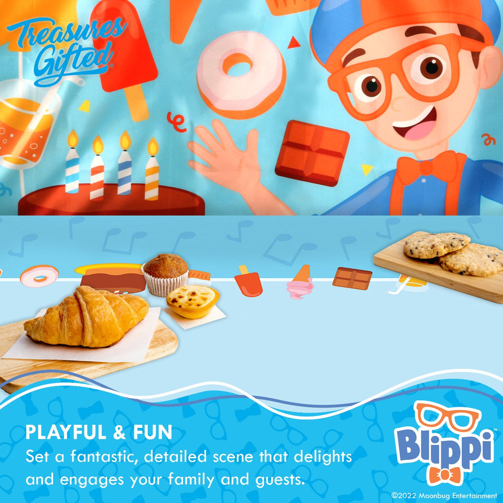 Blippi Banner Backdrop - Blippi Party Supplies