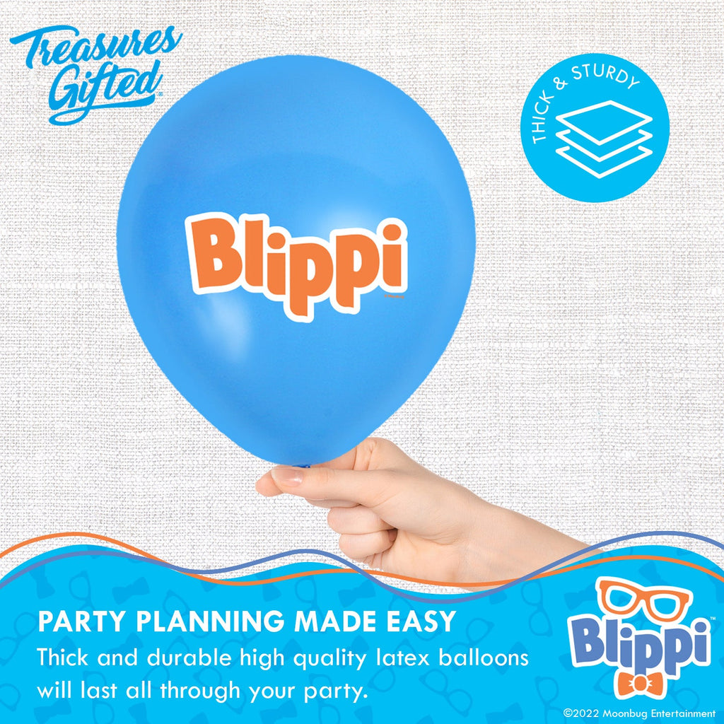 Blippi Balloon Party Bouquet - Blippi Party Supplies