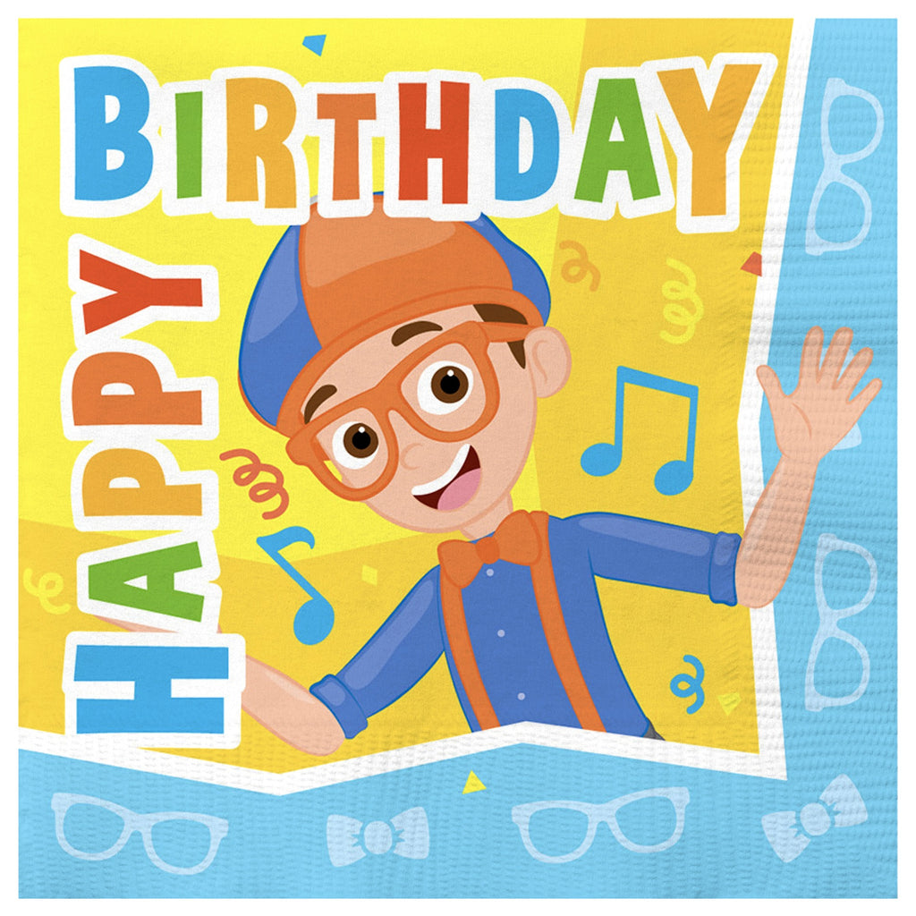 Blippi Party Napkins - Blippi Party Supplies