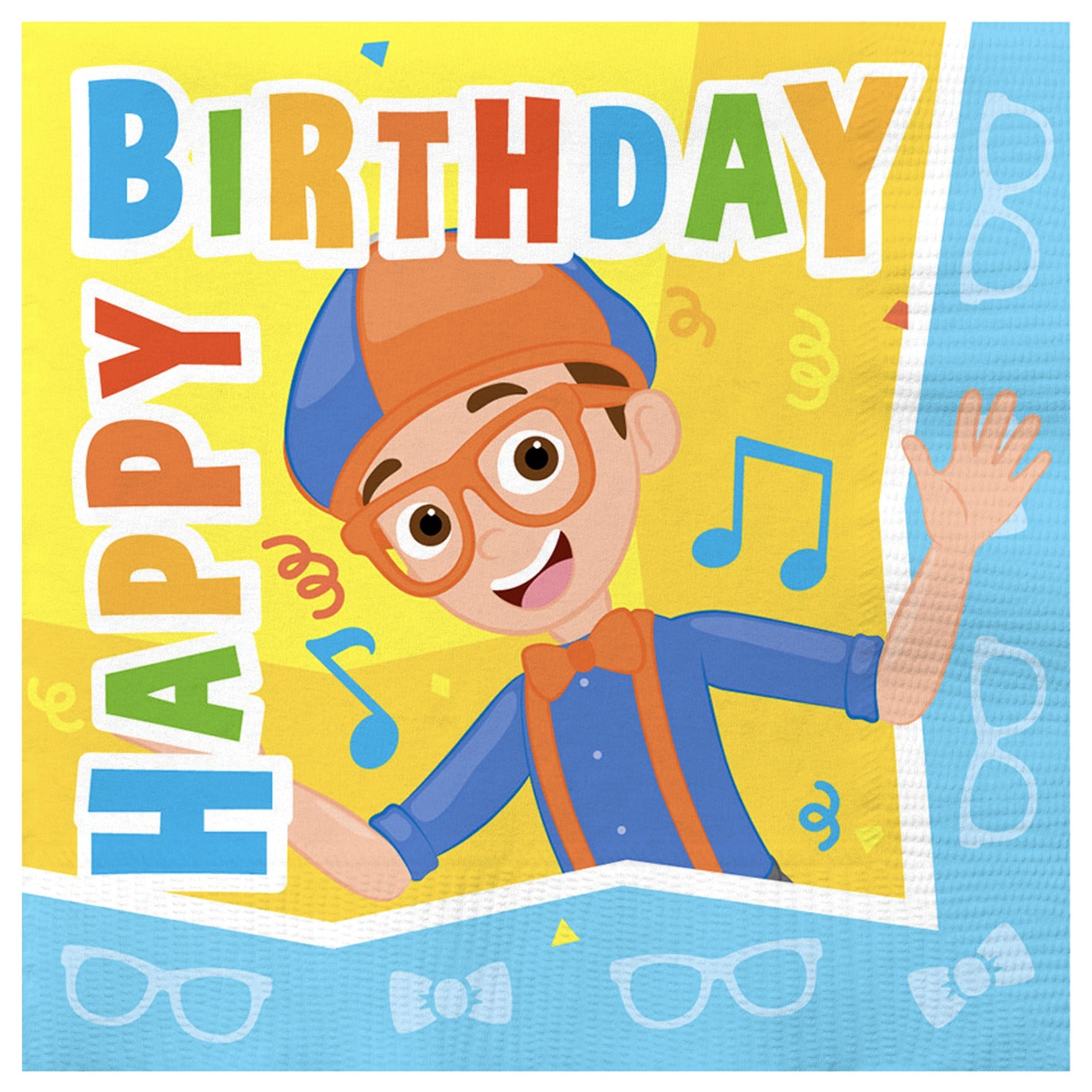 Blippi Party Napkins - Blippi Party Supplies