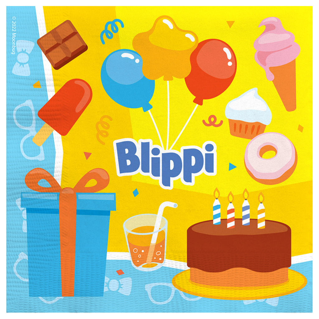 Blippi Party Napkins - Blippi Party Supplies