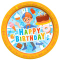 Blippi Plates 9in - Blippi Party Supplies