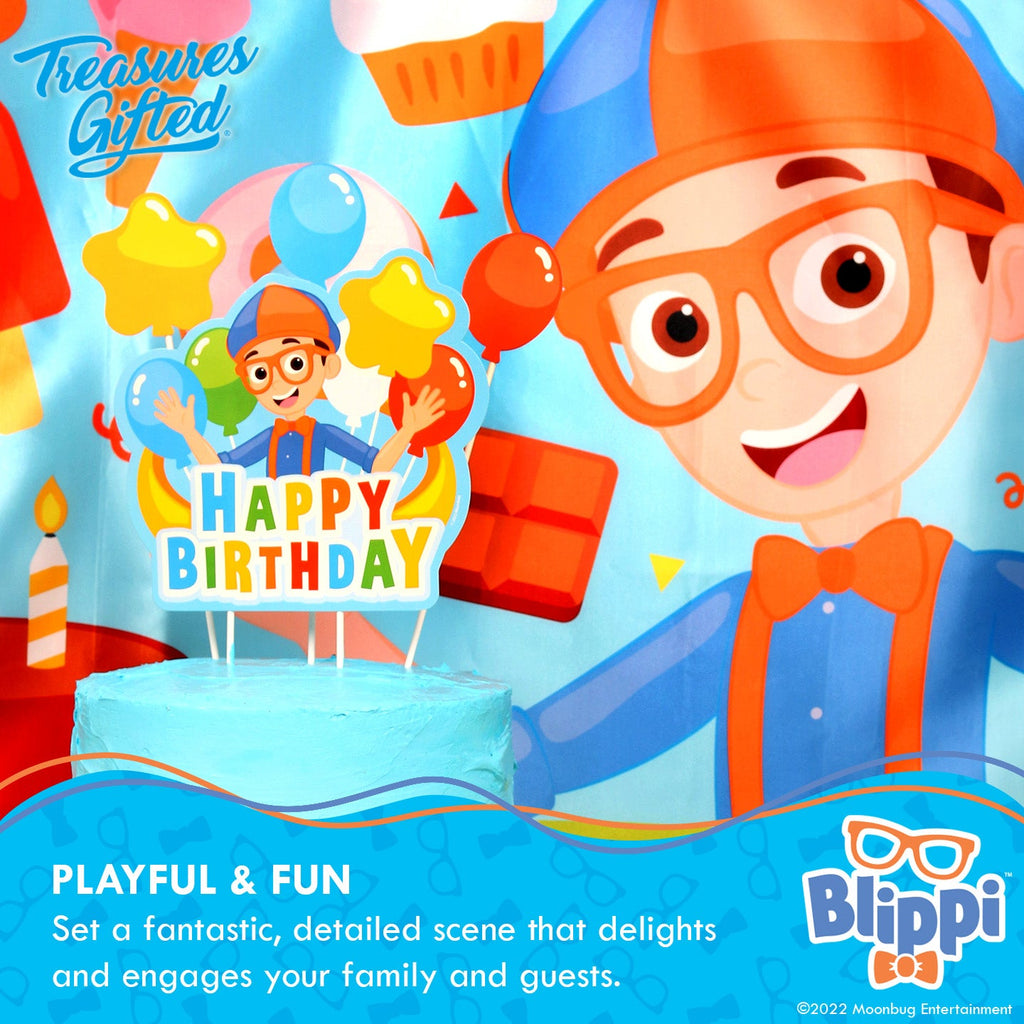 Blippi Birthday Cake Topper - Blippi Party Supplies