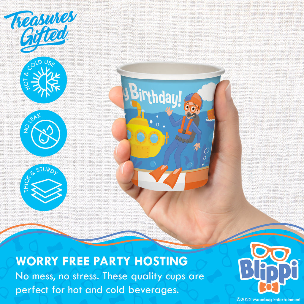 Blippi Cups Vehicle - Blippi Party Supplies