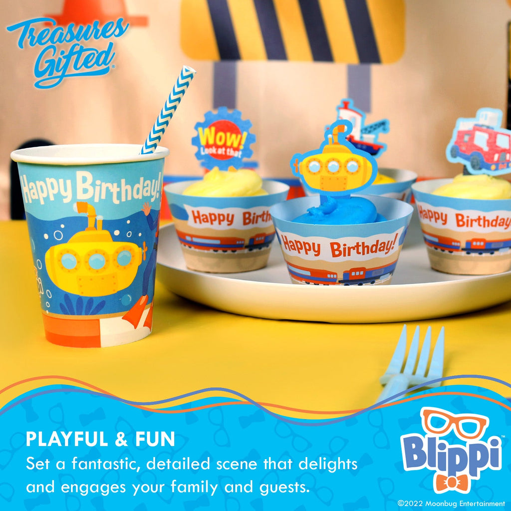 Blippi Cups Vehicle - Blippi Party Supplies