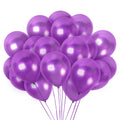 Pearlescent Grape Purple Balloons - 12 Inch Latex Balloons