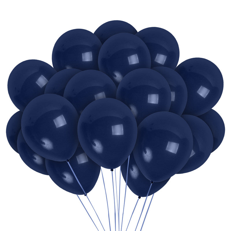 Navy Blue Balloons - 10 Inch Latex Balloons