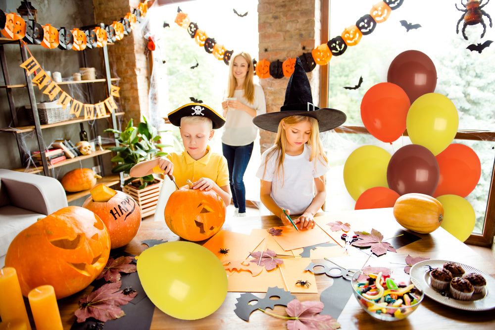 Fall Balloons Orange, Yellow, and Brown 72 Pack - 12 Inch Latex Balloons