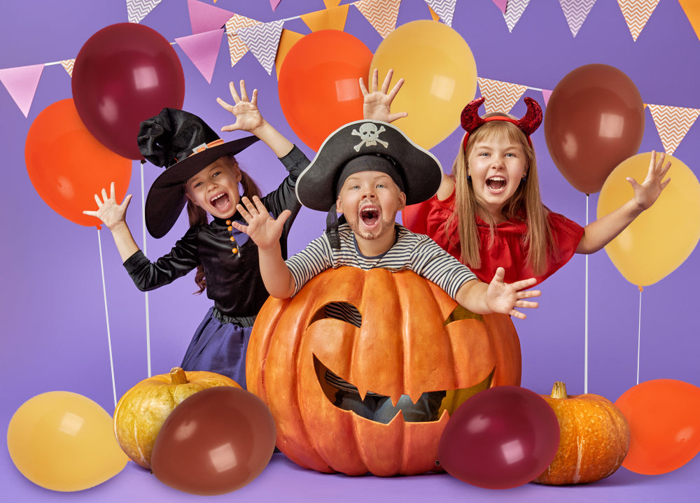 Fall Balloons Orange, Yellow, Burgundy, and Brown 100 Pack - 12 Inch Latex Balloons