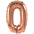 16 Inch Rose Gold Foil Number Balloon