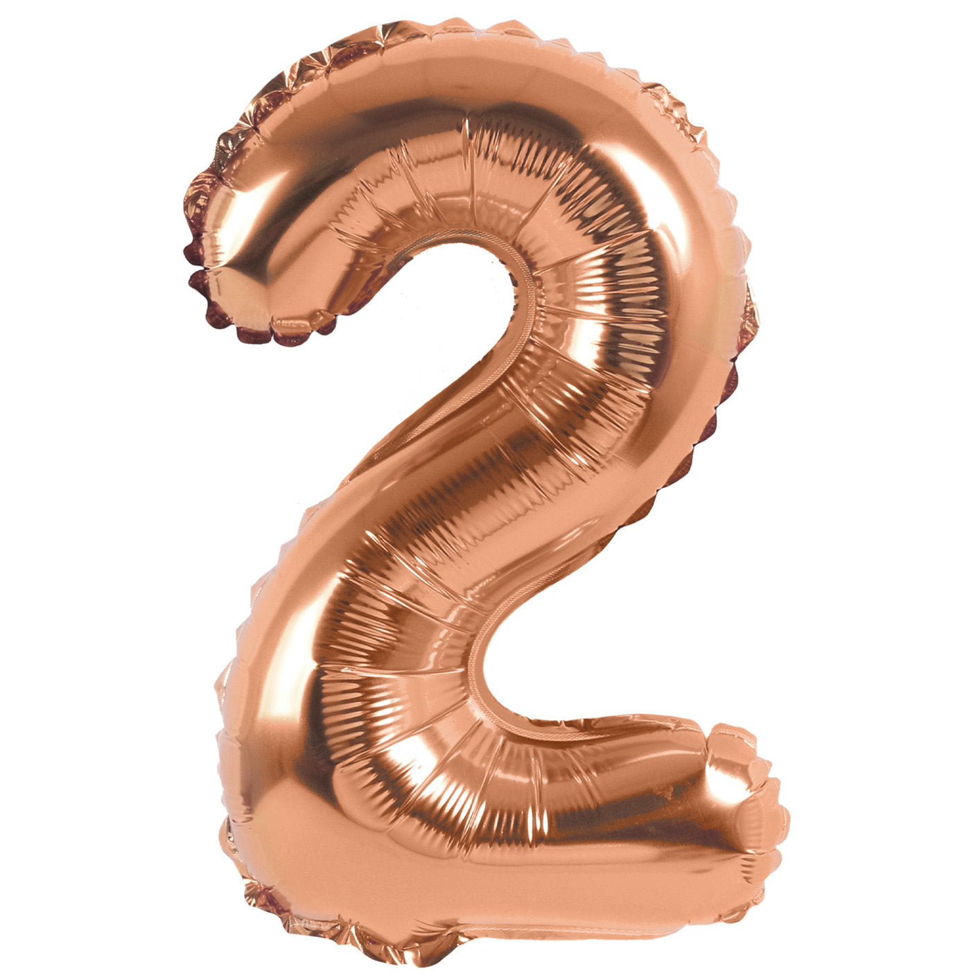 16 Inch Rose Gold Foil Number Balloon