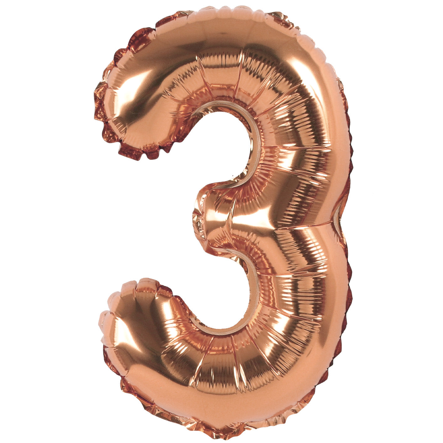 16 Inch Rose Gold Foil Number Balloon