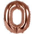 40 Inch Rose Gold Foil Number Balloon
