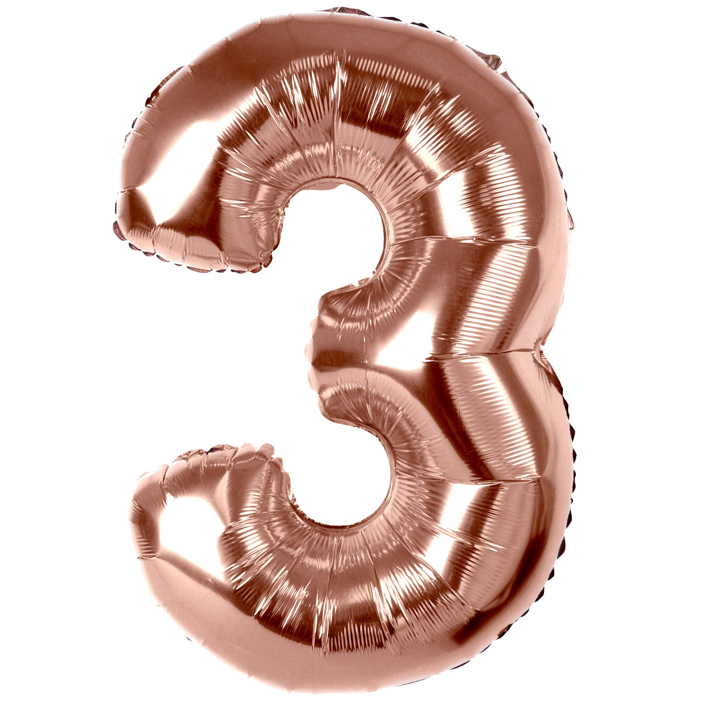 40 Inch Rose Gold Foil Number Balloon