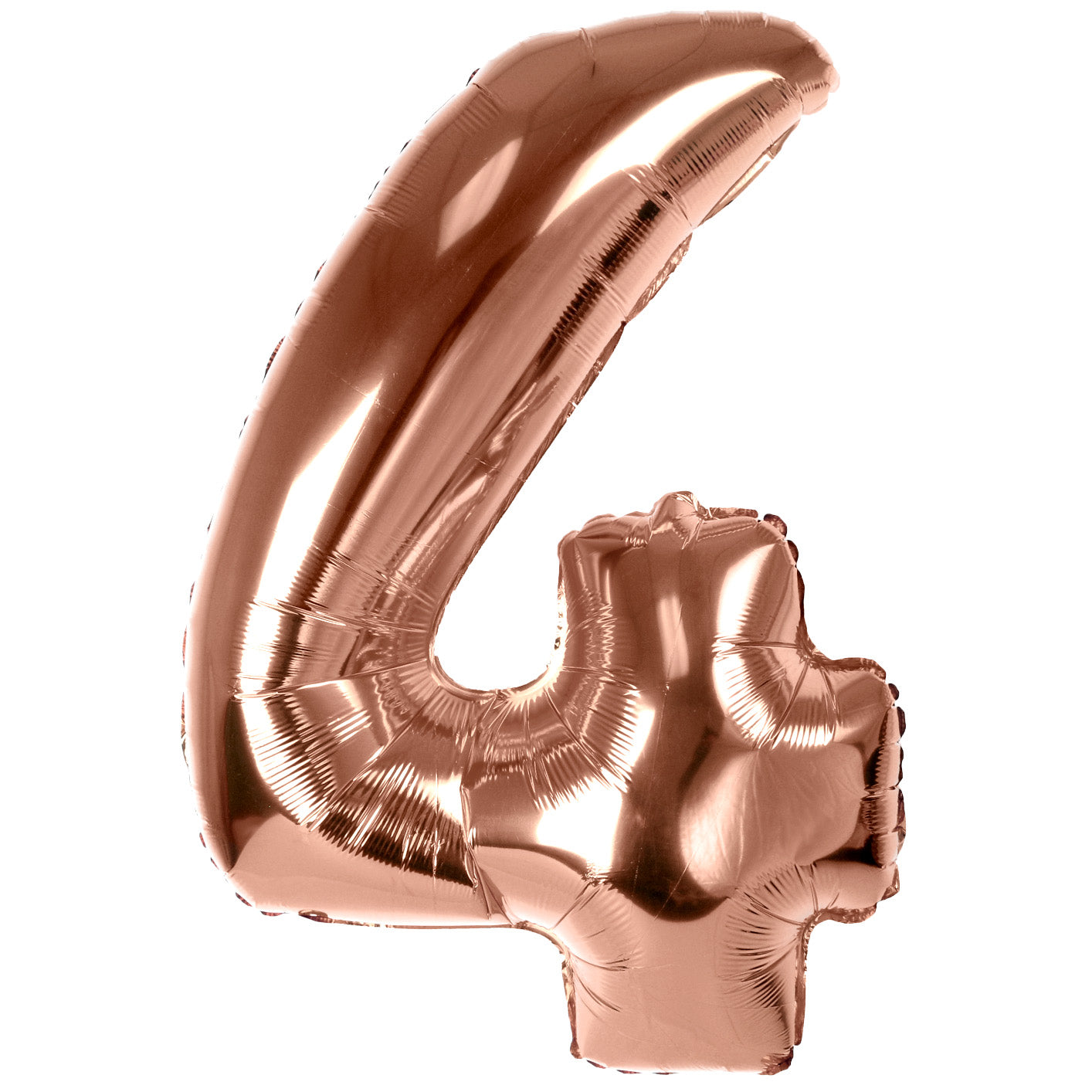 40 Inch Rose Gold Foil Number Balloon