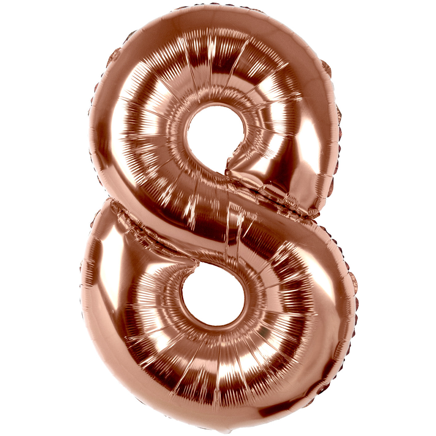 40 Inch Rose Gold Foil Number Balloon