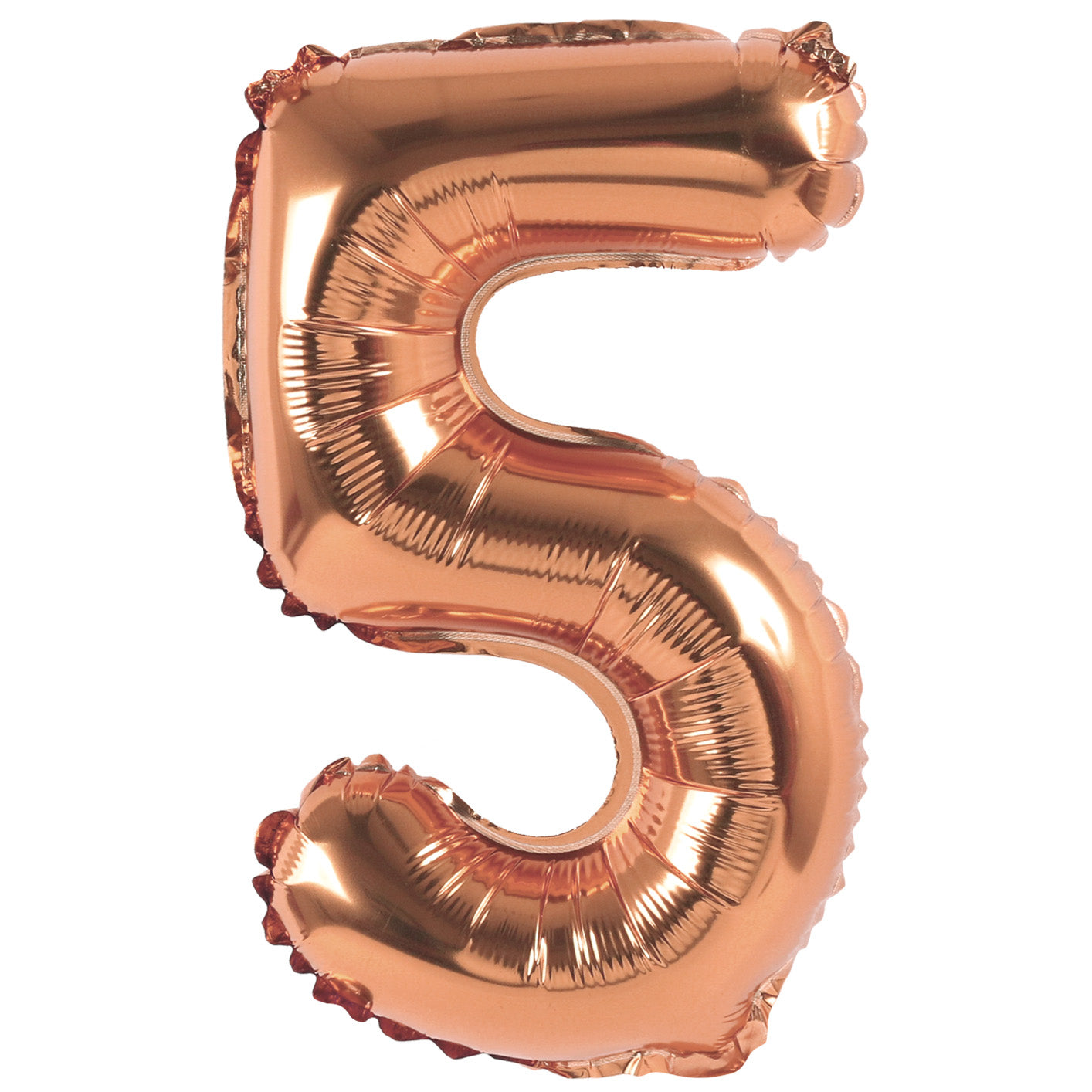 16 Inch Rose Gold Foil Number Balloon