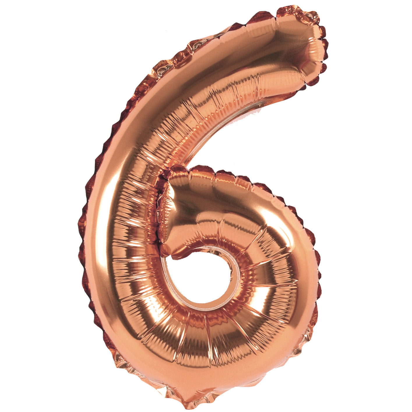 16 Inch Rose Gold Foil Number Balloon