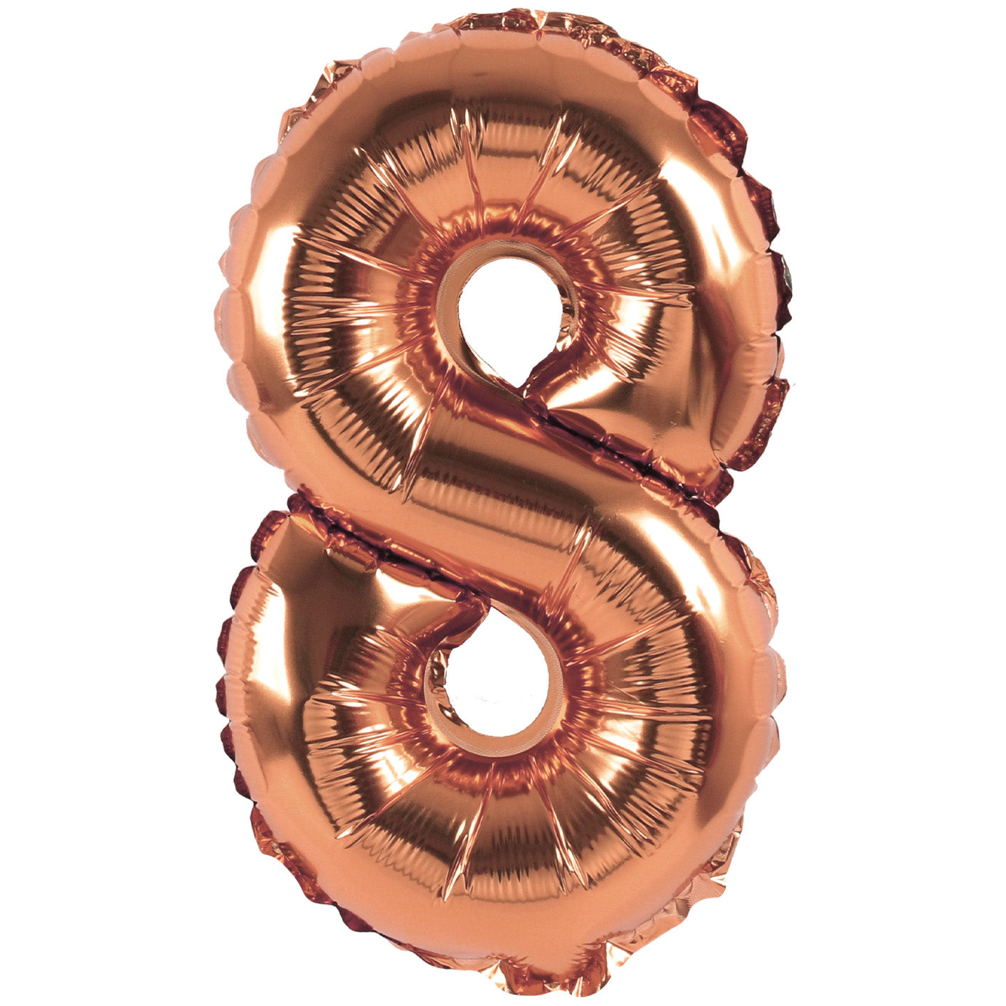 16 Inch Rose Gold Foil Number Balloon