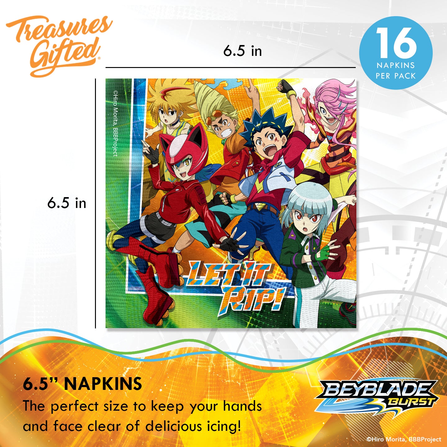 BEYBLADE Napkins - BEYBLADE Party Supplies