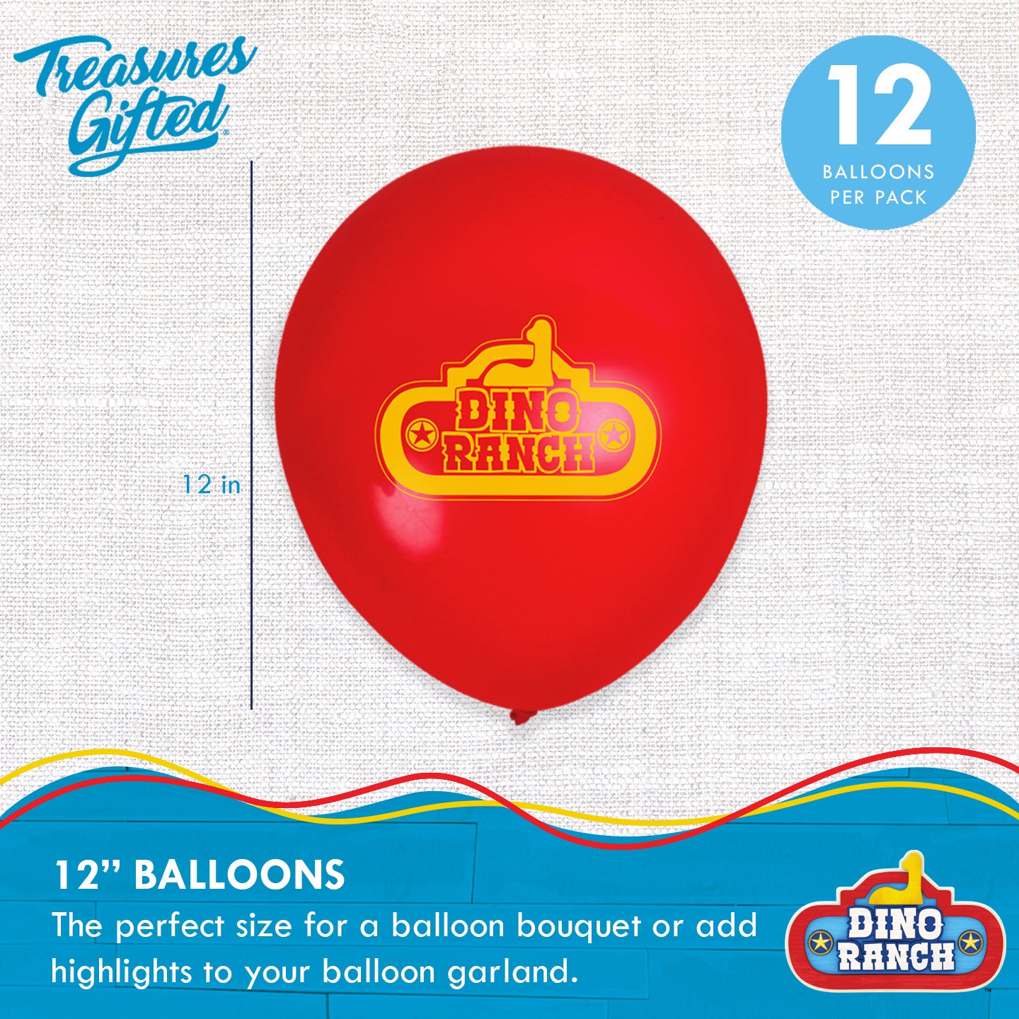 Dino Ranch Party Supplies - Balloons