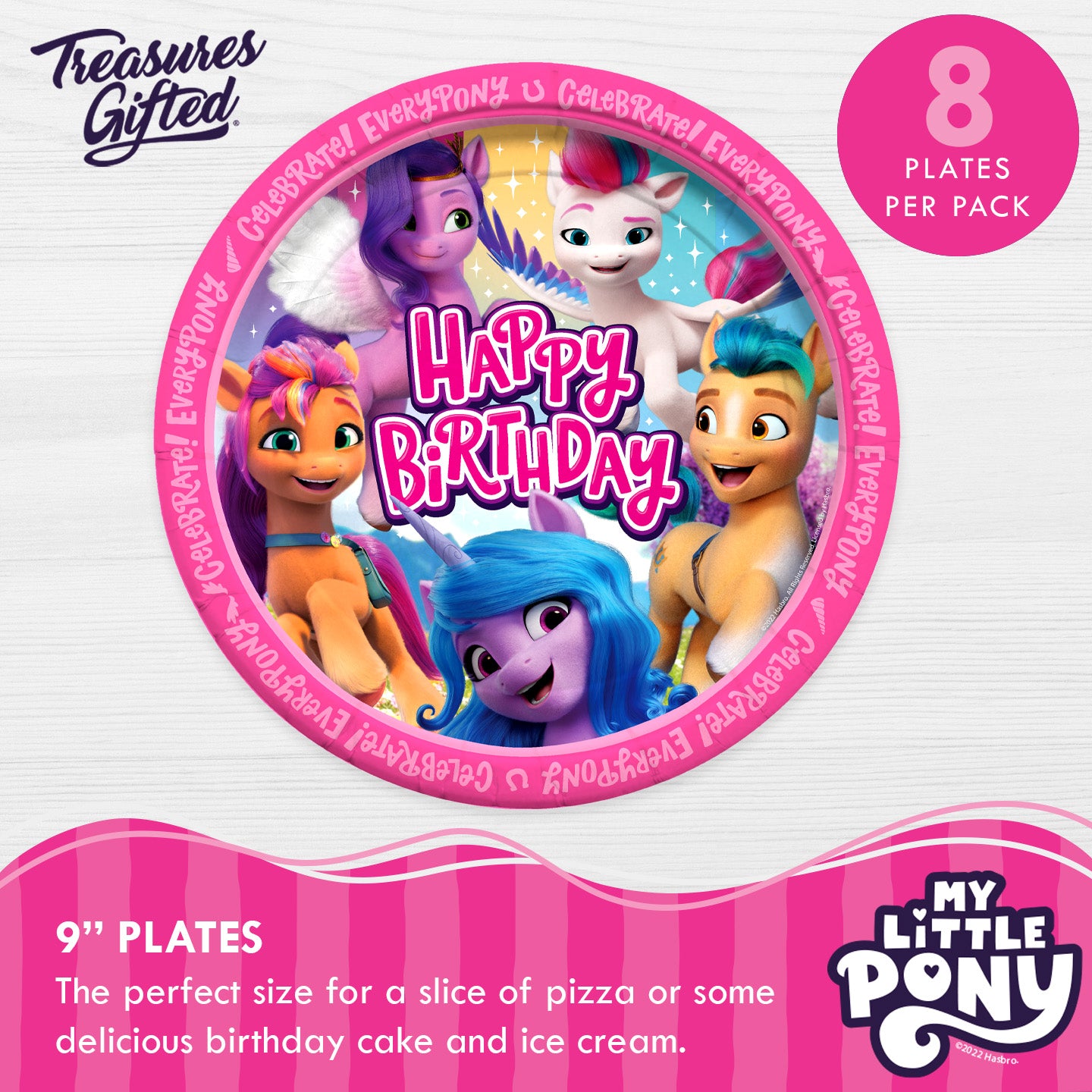 My Little Pony Plates 9in - My Little Pony Party Supplies
