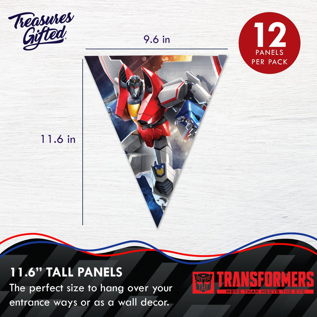 Transformers Pennant Banner & Transformers Party Supplies