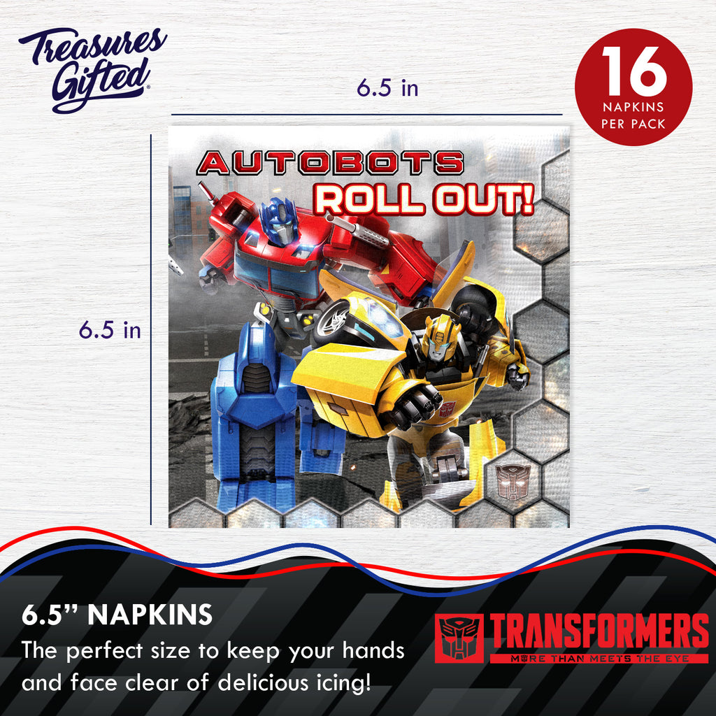 Transformers Napkins - Transformers Party Supplies