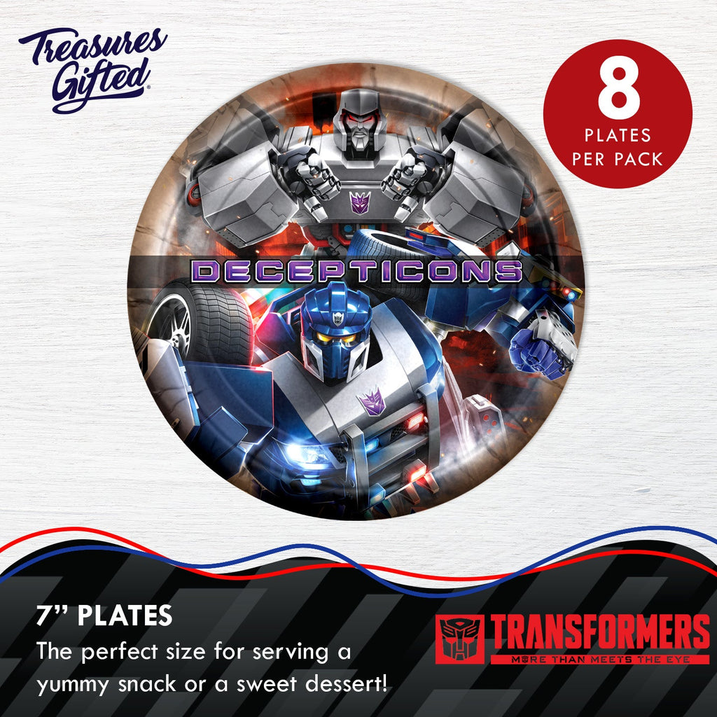 Transformers Party Supplies - Decepticons Dessert Plates