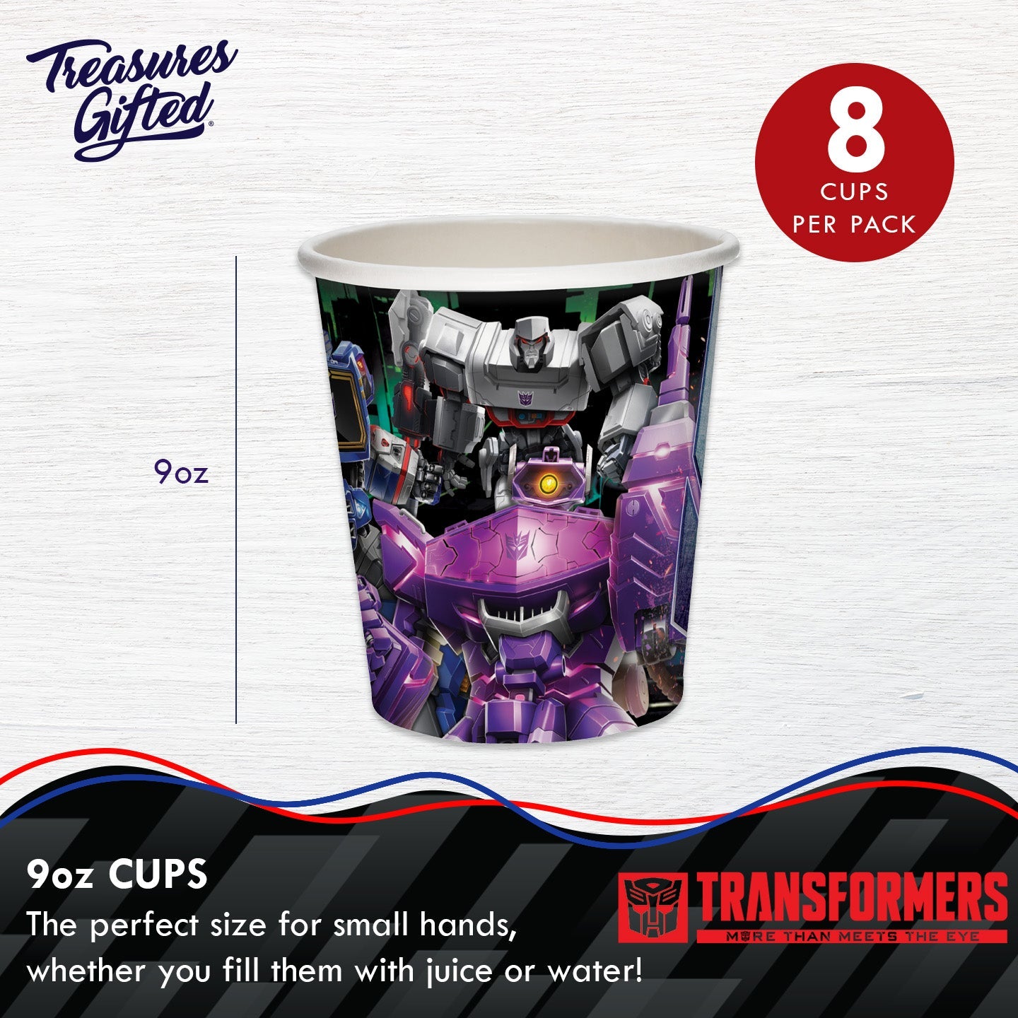 Transformers Party Supplies - Decepticons Cups