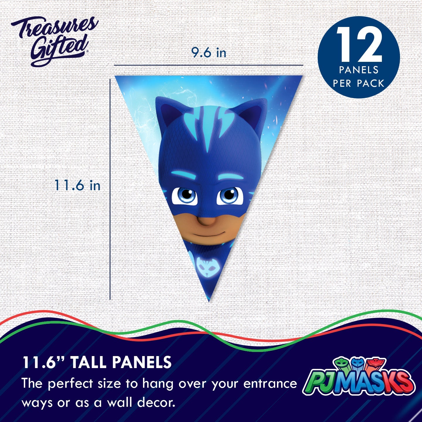PJ Masks Pennant Banner - PJ Masks Party Supplies
