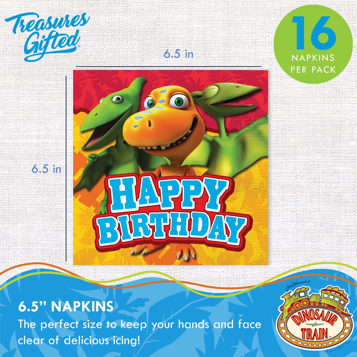 Dinosaur Train Napkins - Dinosaur Train Party Supplies