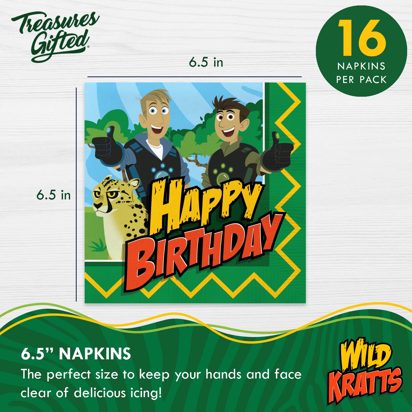 Wild Kratts Napkins - Wild Kratts Party Supplies
