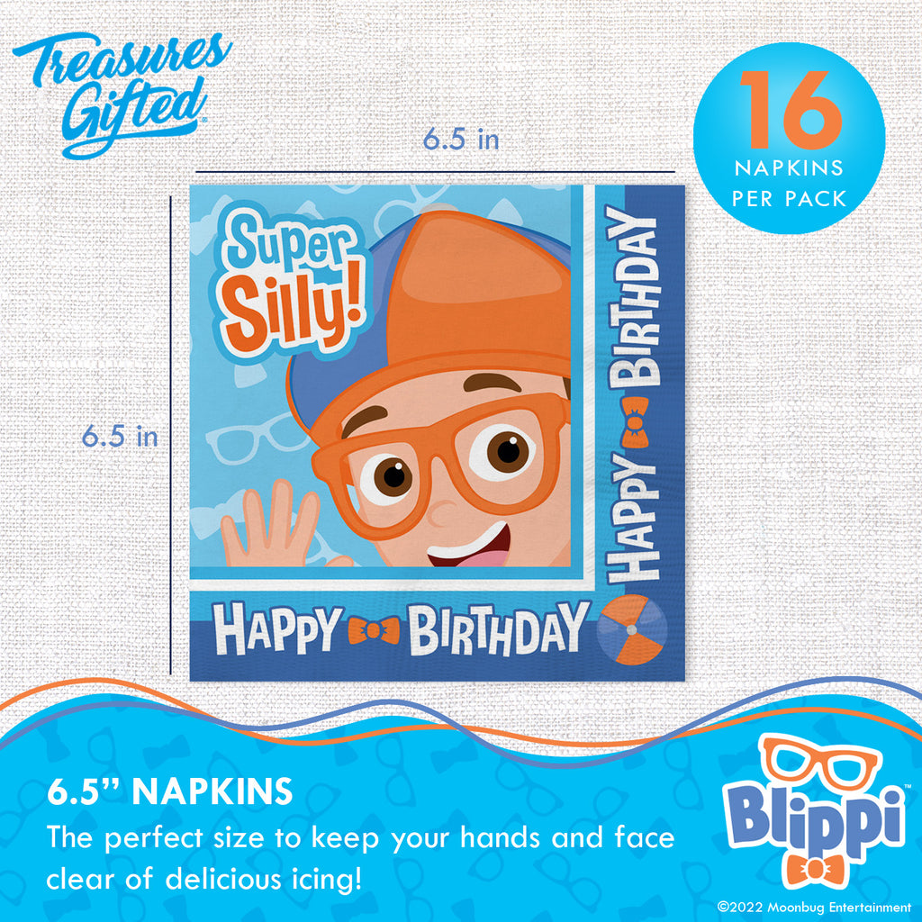 Blippi Napkins - Blippi Party Supplies