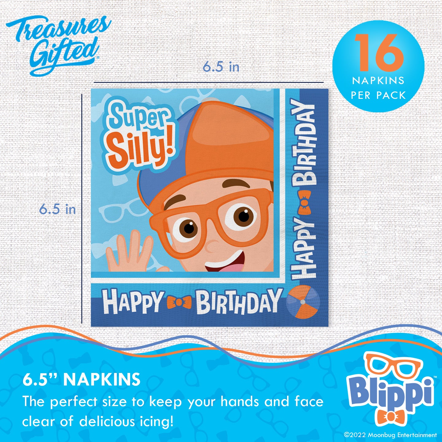 Blippi Napkins - Blippi Party Supplies