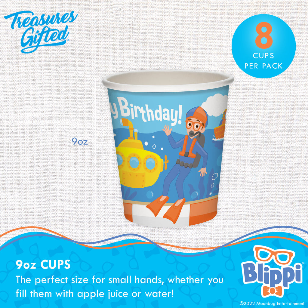 Blippi Cups Vehicle - Blippi Party Supplies